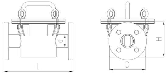 Flange Type of Magnetic Trap