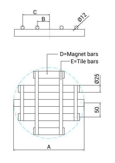 Standard Round Grate Magnets